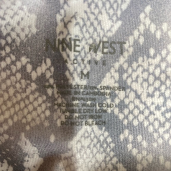 Nine West Active Leggins con bolsillos Absorción de humedad talla M - Picture 6 of 6